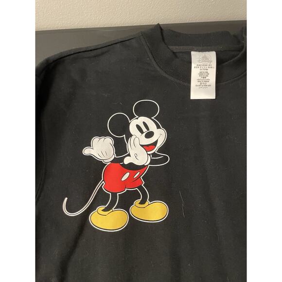 NWT Mickey Mouse Sweatshirt Mens Small Expressions Sweater Disney World Parks - Picture 6 of 10